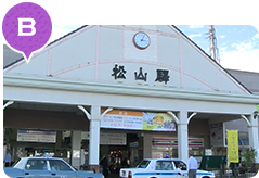 B JR Matsuyama Station